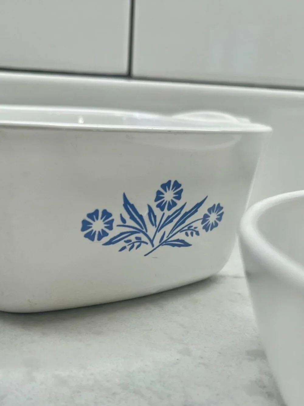 3-Piece Vintage Iconic Blue Cornflower CorningWare, Made in the USA